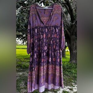 R. Vivimos purple midi dress 🔮